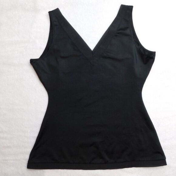 Spanx V Neck Black Sleeveless ShapeWear - Picture 1 of 7